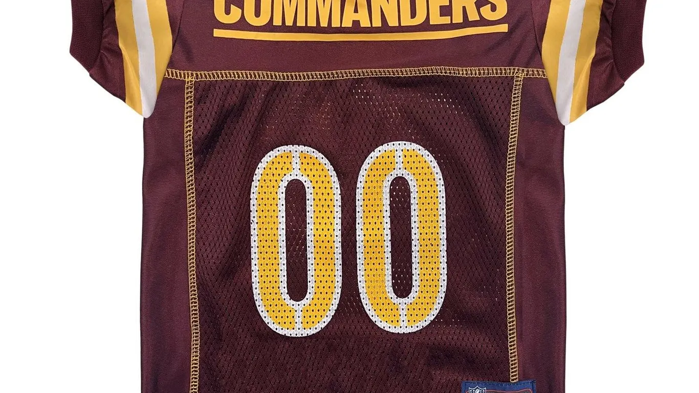Pets First Washington Commanders Dog Jersey Small