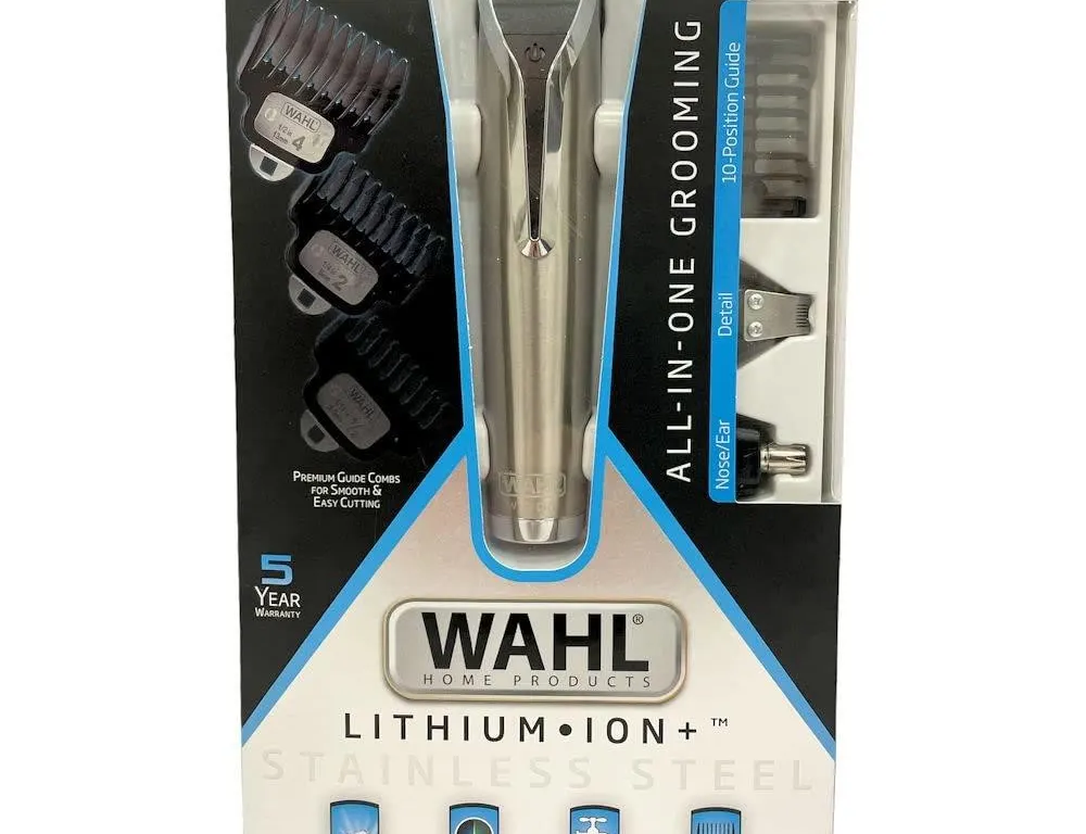 Wahl Stainless Steel Lithium Ion Beard Trimmer