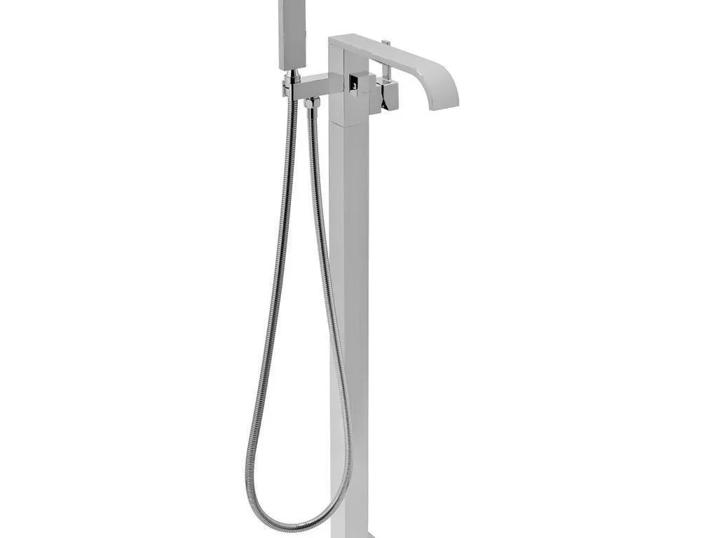 Akdy TF0061 Freestanding Tub Faucet Brushed Nickel
