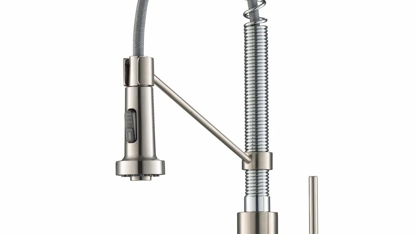 Kraus KPF-1610SFSCH Pull Down Kitchen Faucet 18in
