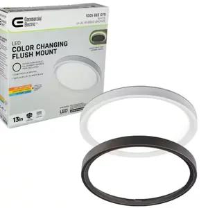 Selzalot 13in LED Flush Mount Ceiling Light