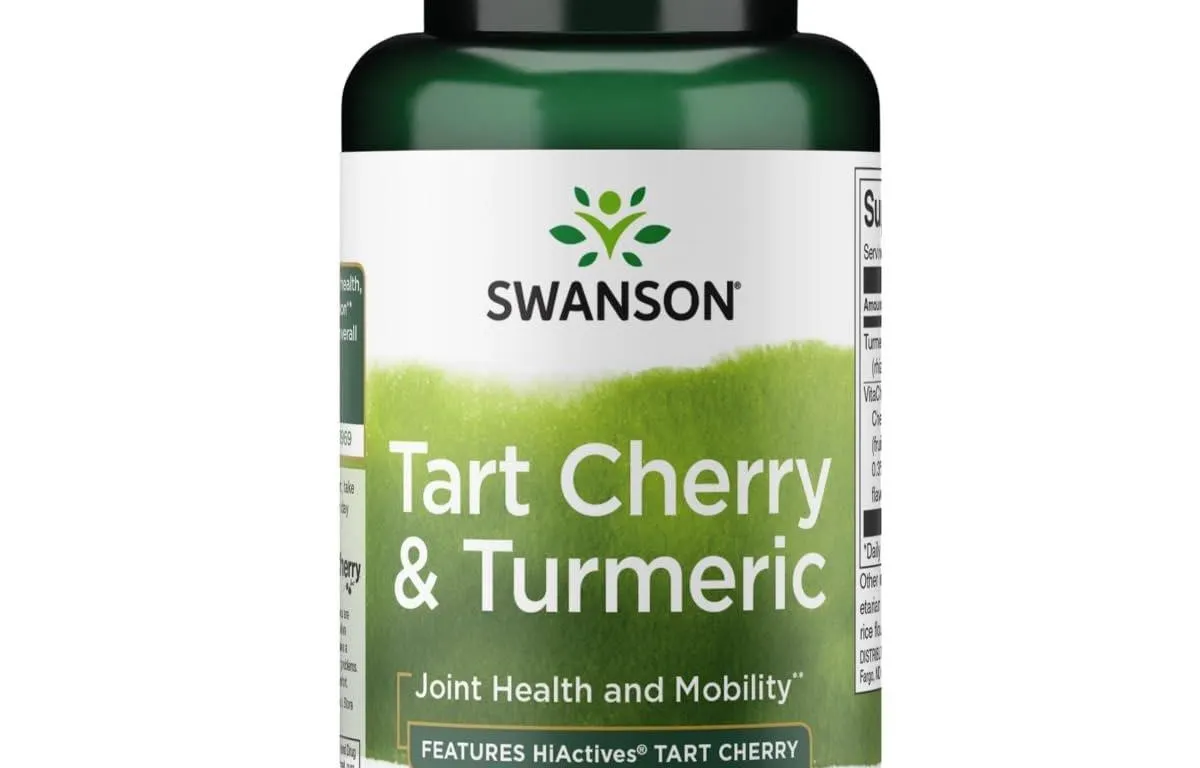Swanson Tart Cherry Turmeric 60ct Capsules