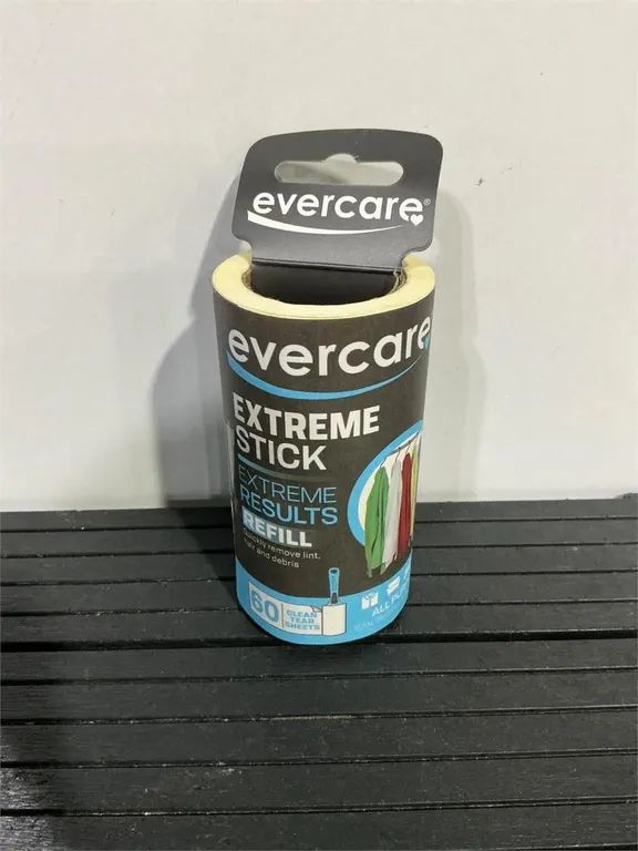 Evercare Extreme Stick Lint Roller Refill 60ct