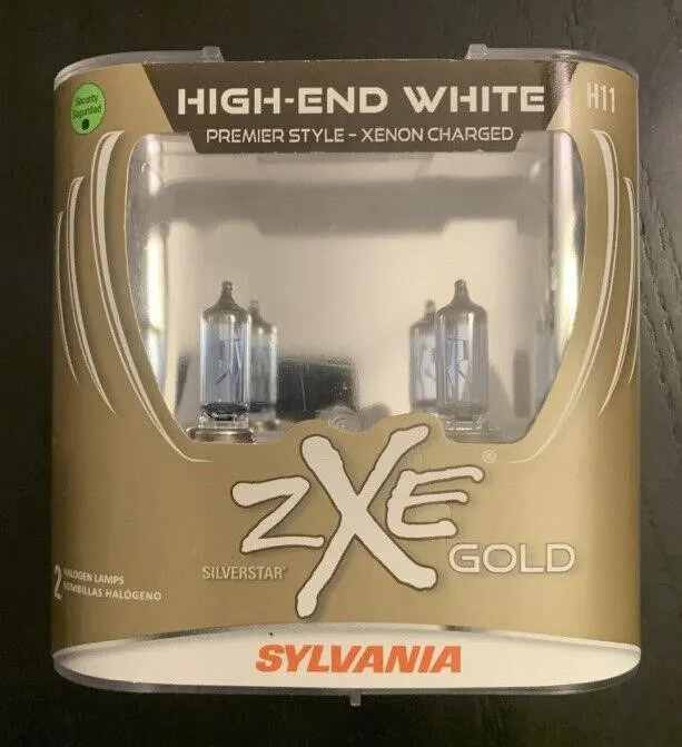 Sylvania H11 zXe Gold Halogen Headlight Bulbs 2pk