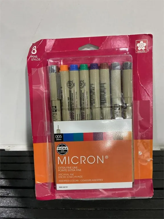 Sakura Pigma Micron 8-Pen Assorted Color Set