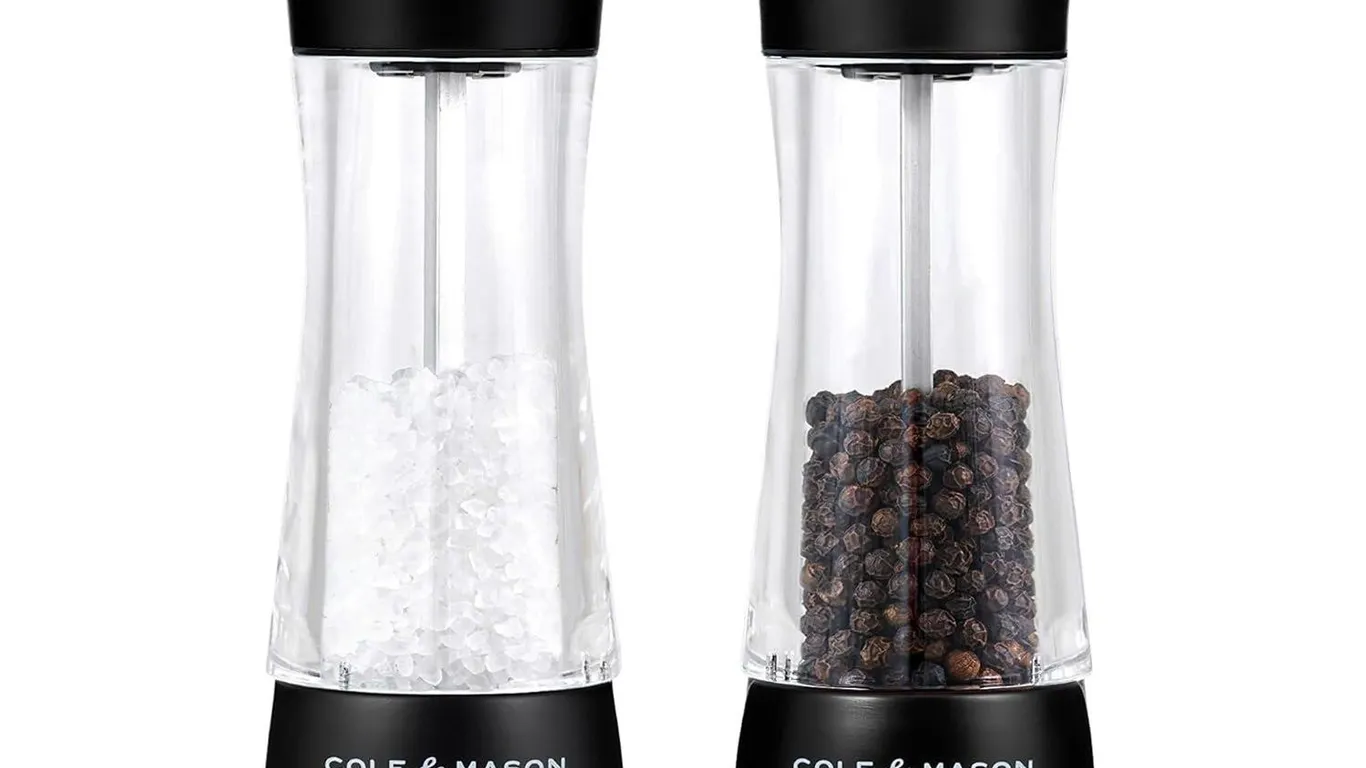 Cole Mason Derwent Salt Pepper Mill Set 7.5