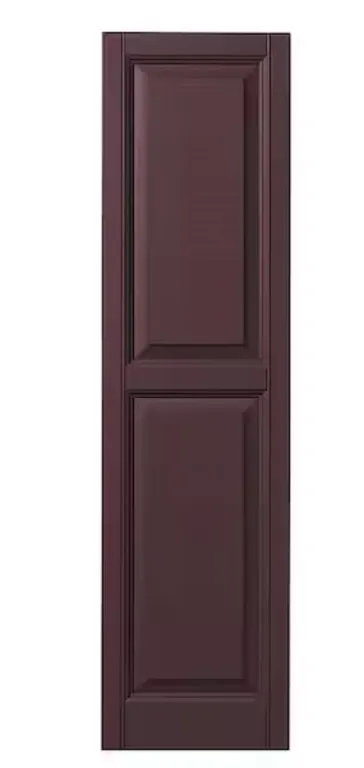 Ply Gem VINRP1547 Raised Panel Shutter 47x15 Red