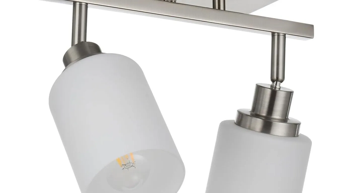 Todoluz 3-Light Track Lighting Brushed Nickel
