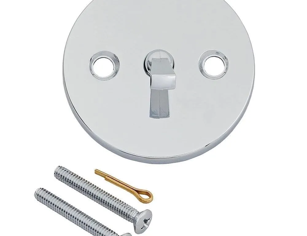 Everbilt 865790 Trip Lever Tub Overflow Plate