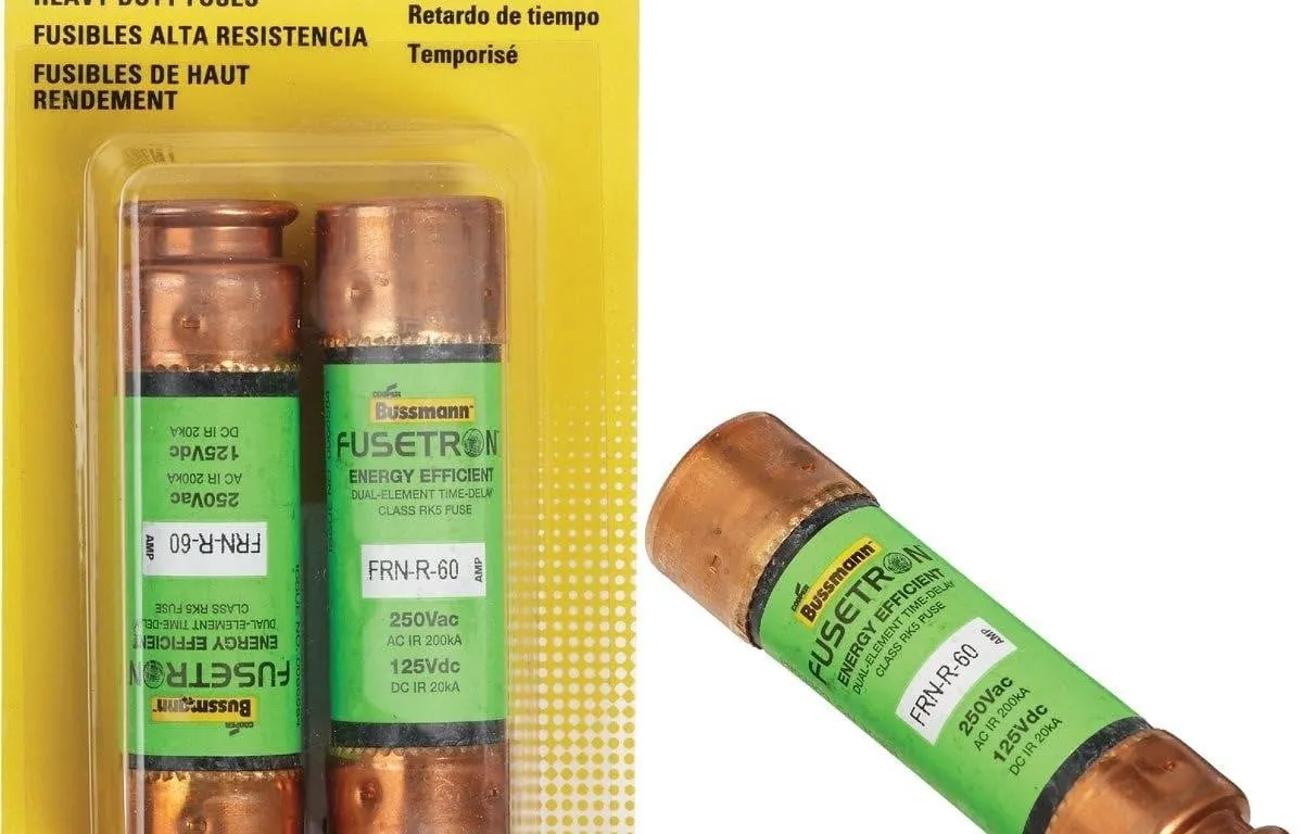 Bussmann 60A FRN-R Time Delay Fuse 2pk