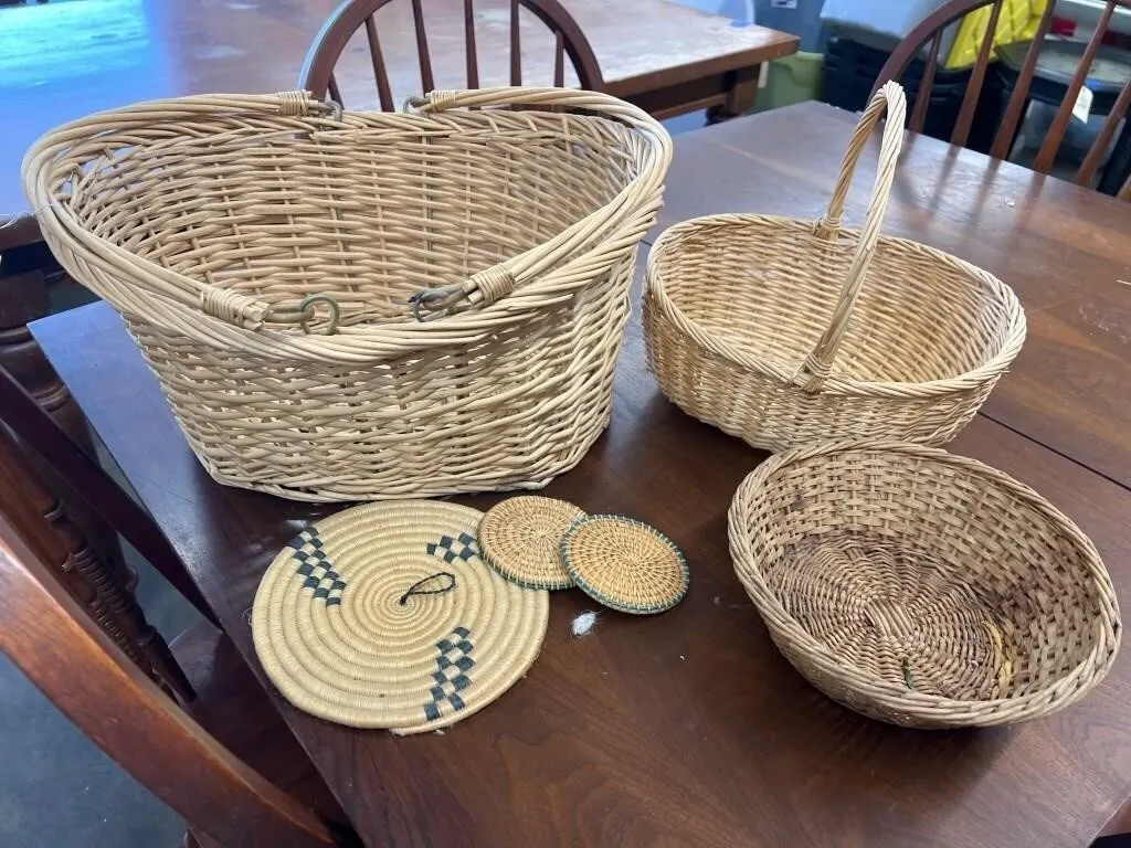 3 - Wicker Baskets