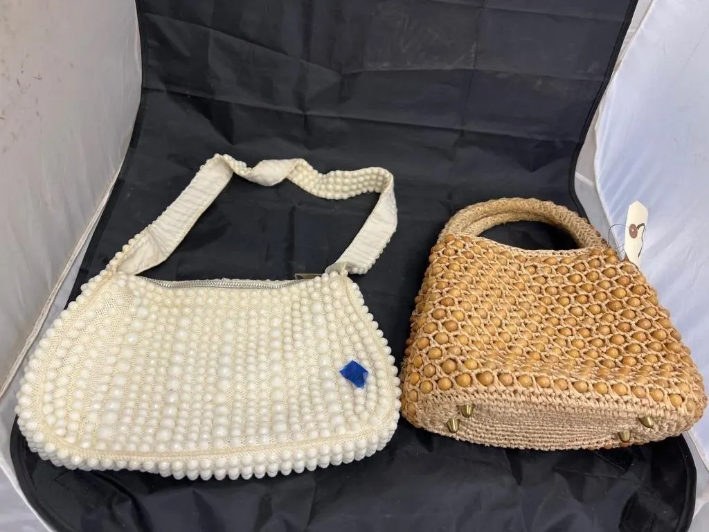 2 Vintage Beaded Purses