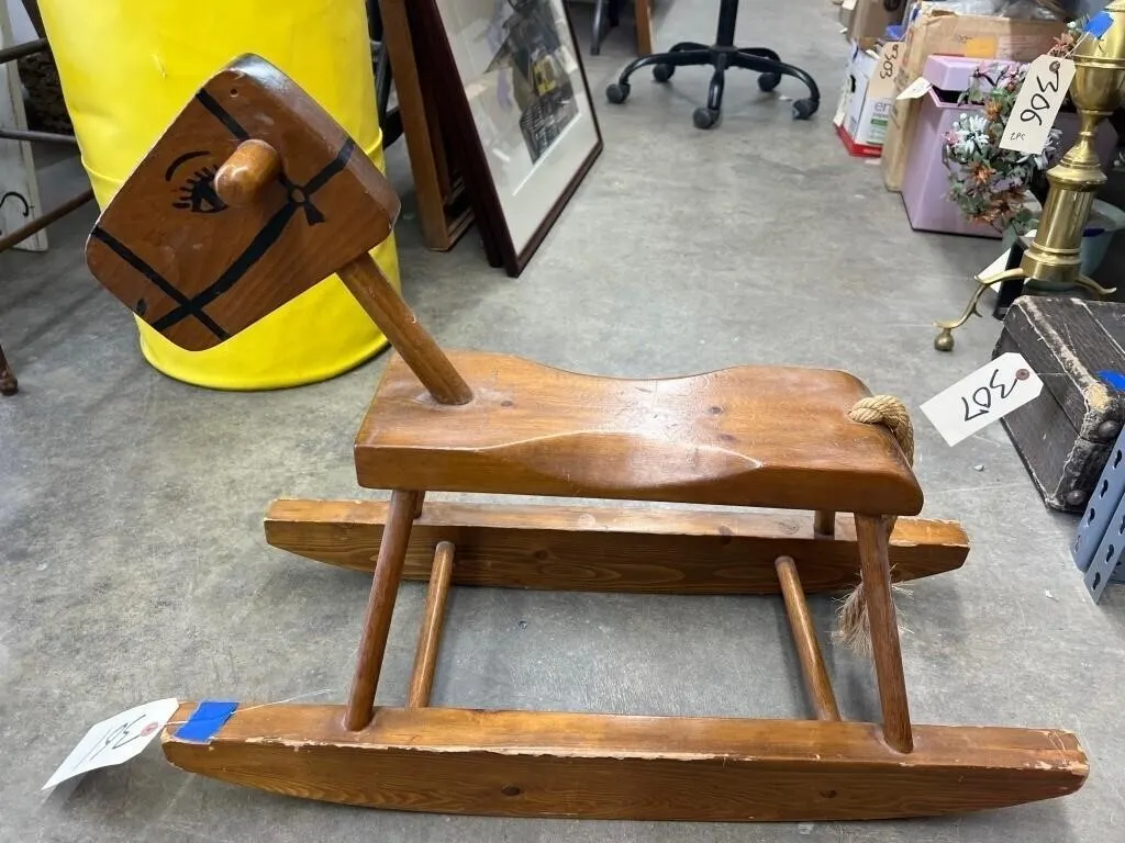 Wooden Rocking Horse