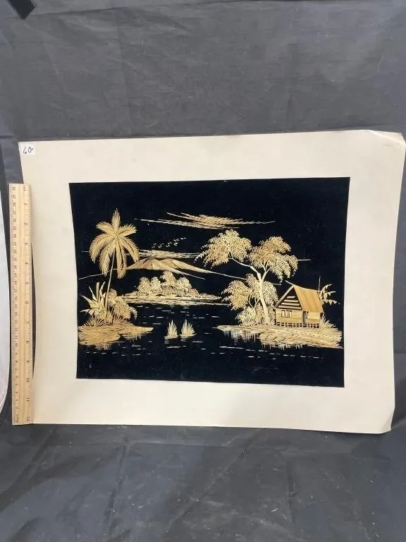 Oriental Velvet Pic - Painted Cloth - Yorkshire Te