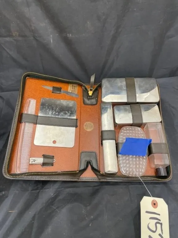 Vintage Travel Brush Set