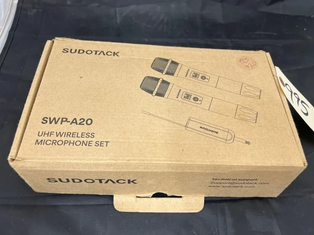 2 - Wireless Microphones in box