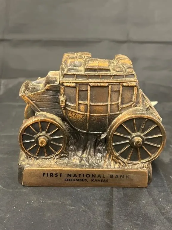 Columbus KS Stage Coach Coin Bank