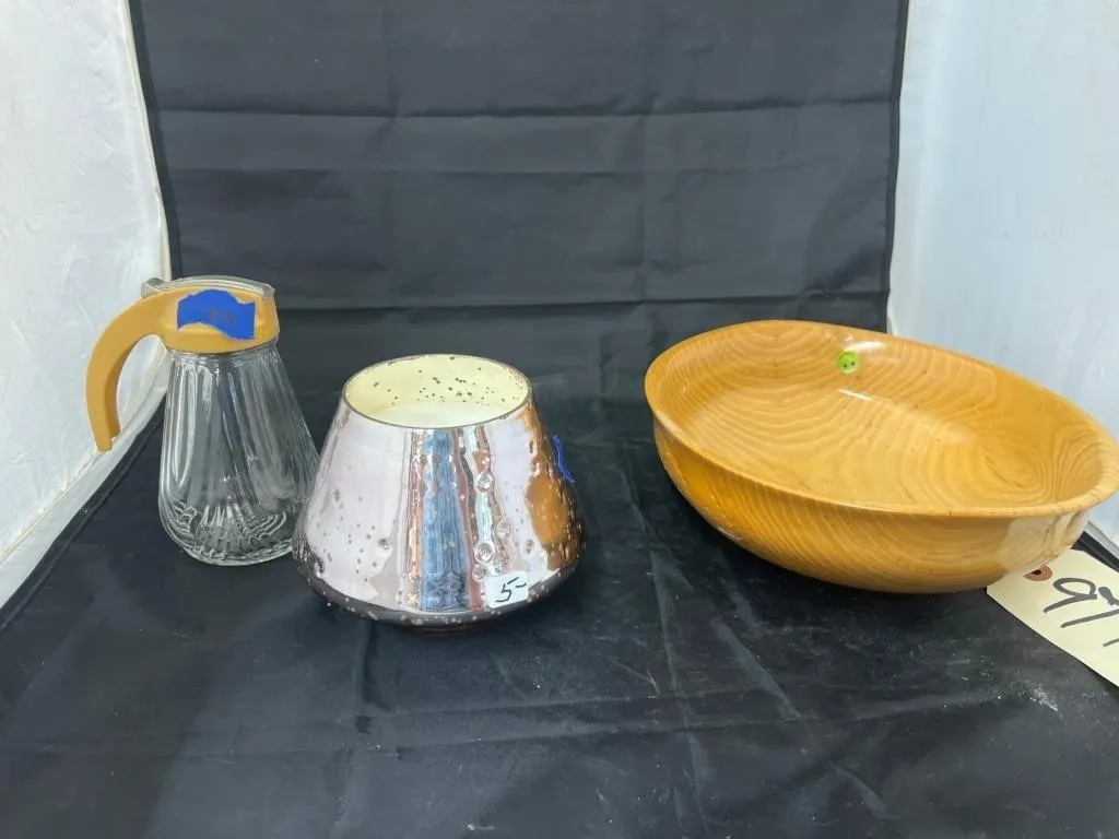 3 Pcs - Candle Holder - Vintage Syrup Dispenser -