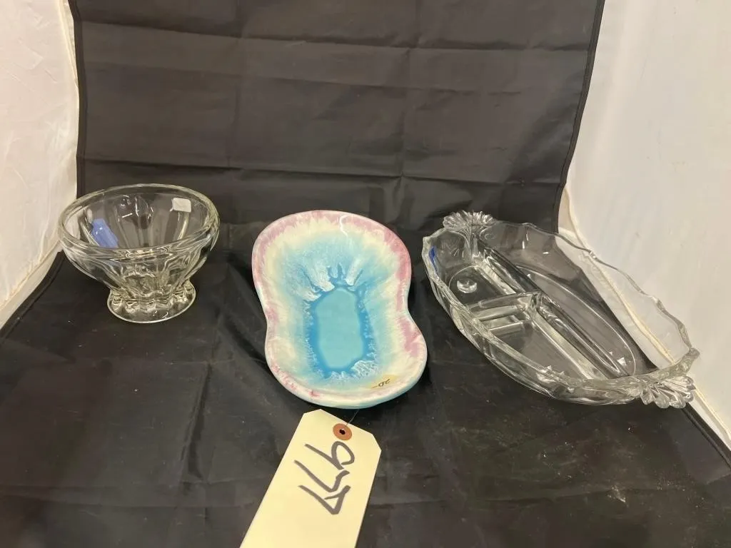 Divided Tray - RRP Dish - Crystal Bowl