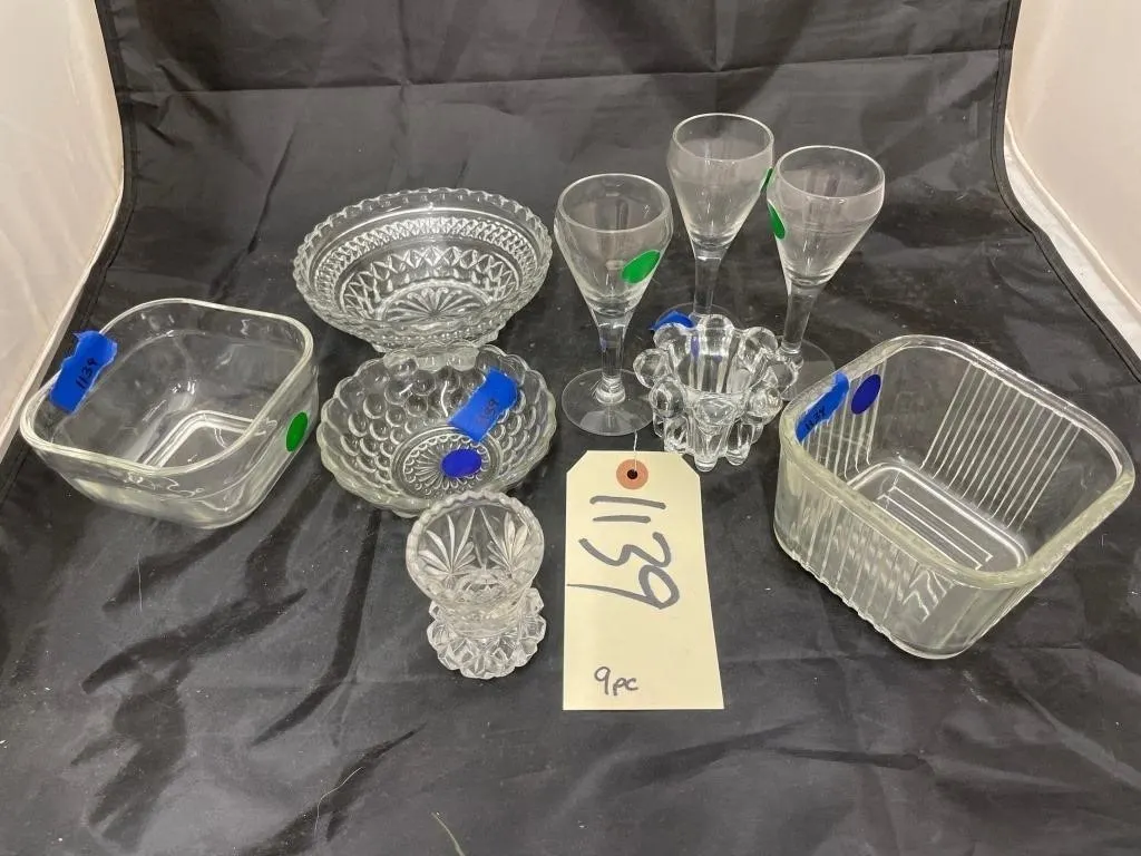 9 Pcs - Cordials - Candle Holders - Refrigerator