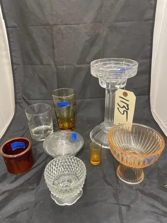8 Pcs - Pottery Candle Votive - Drinking Cups - Co