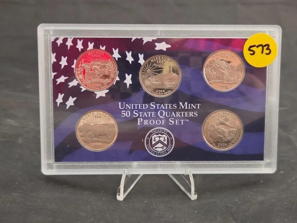 2006 S US 5 State Quarters