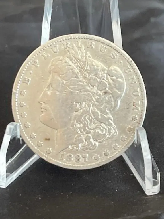 1887 Morgan Dollar