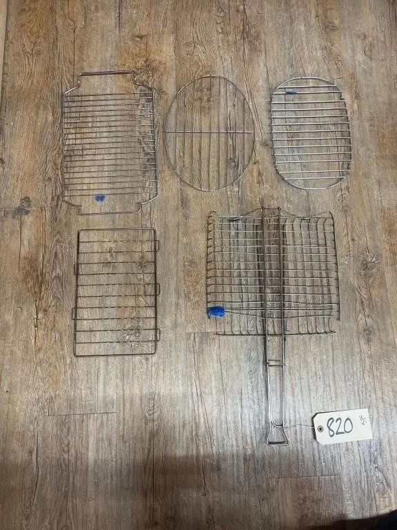 5 Pcs - Campfire Cooker & Assorted Grates