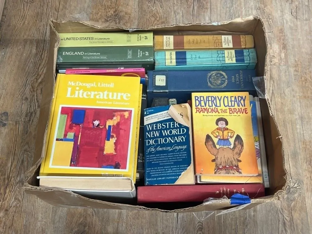 Box of Assorted Books