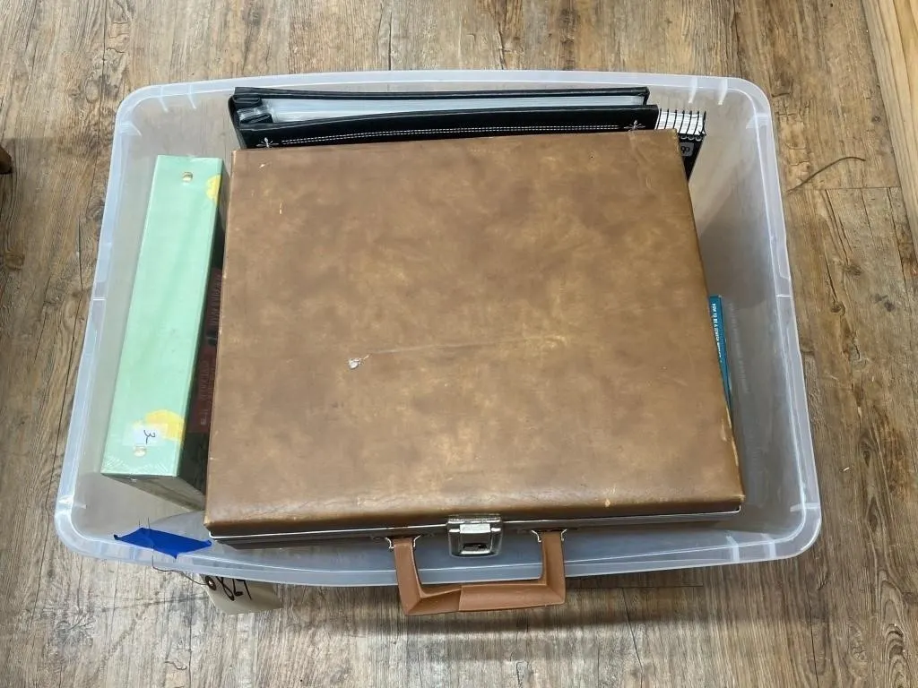 Assorted Books - Cassette Tapes in Plastic Bin