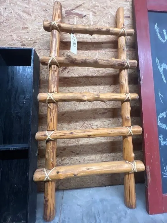 Rustic Ladder Display 30"L x 61"H