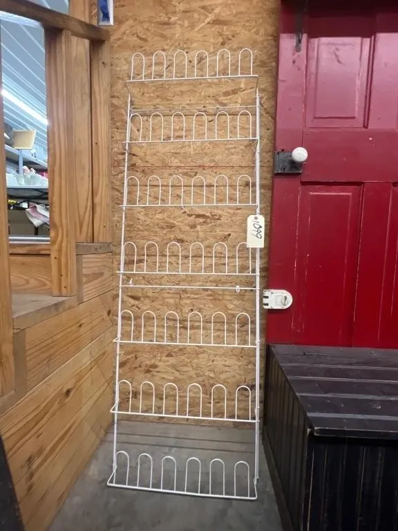 Metal Hanging Shoe Rack 23"L x 65"H