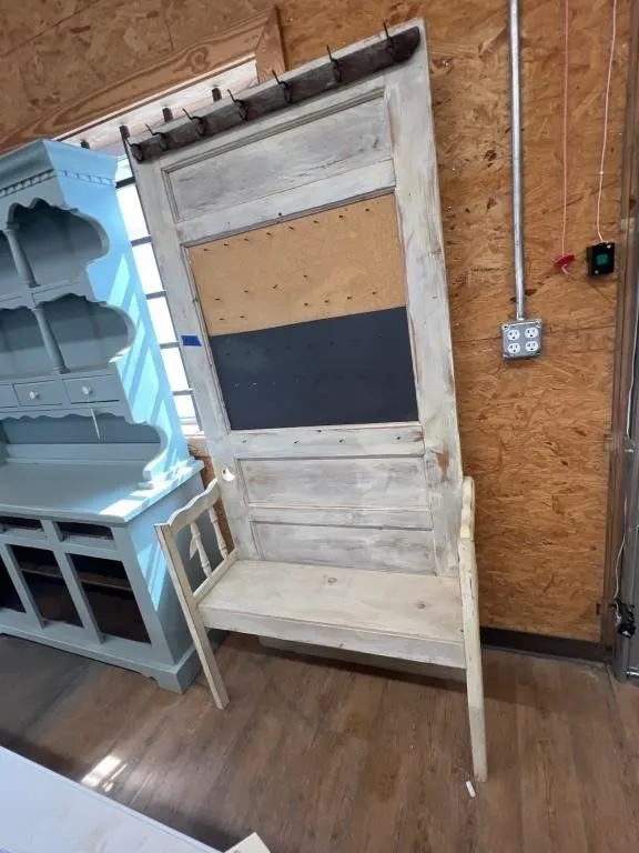 Hall Bench/Door Hanger 39"L x 14"W x 79"H