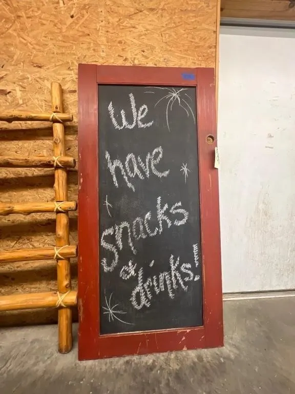 Chalkboard Door 32"L x 65"H