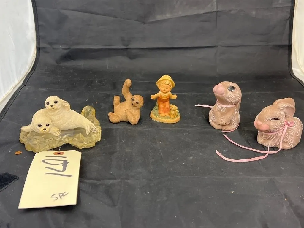 5 - Assorted Animal Figurines