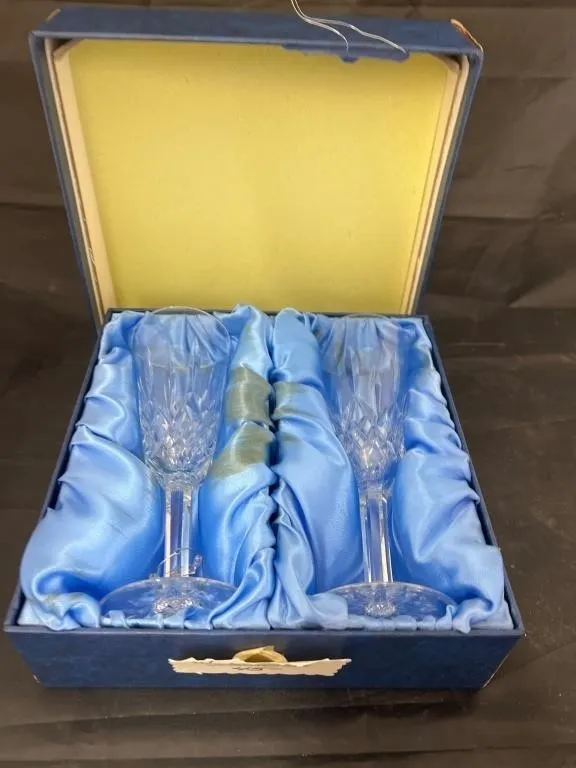 Waterford Crystal Stem Glasses in Box