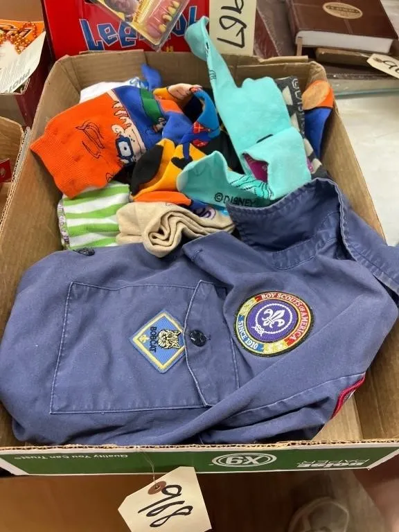 Character Socks & Boy Scout Shirt