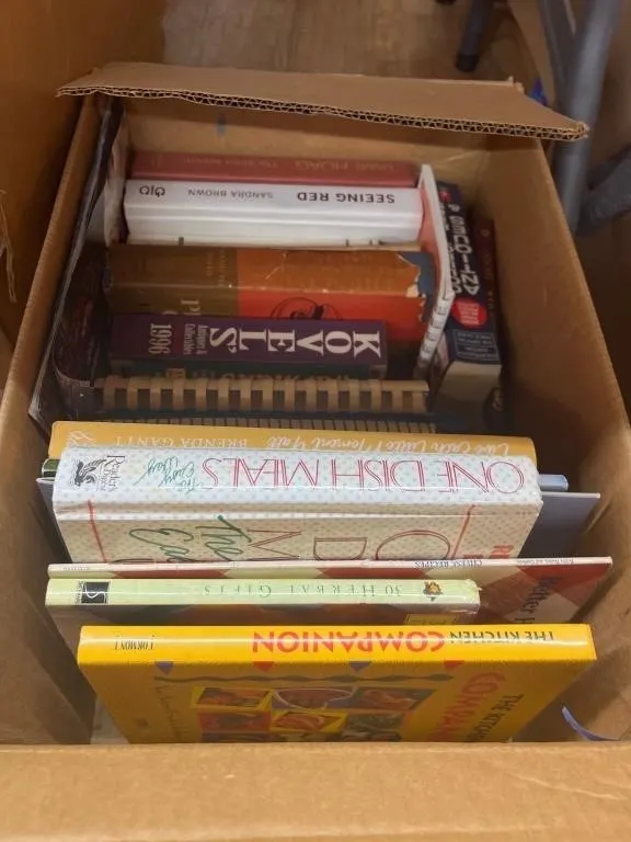 Box of Assorted Hardback Books