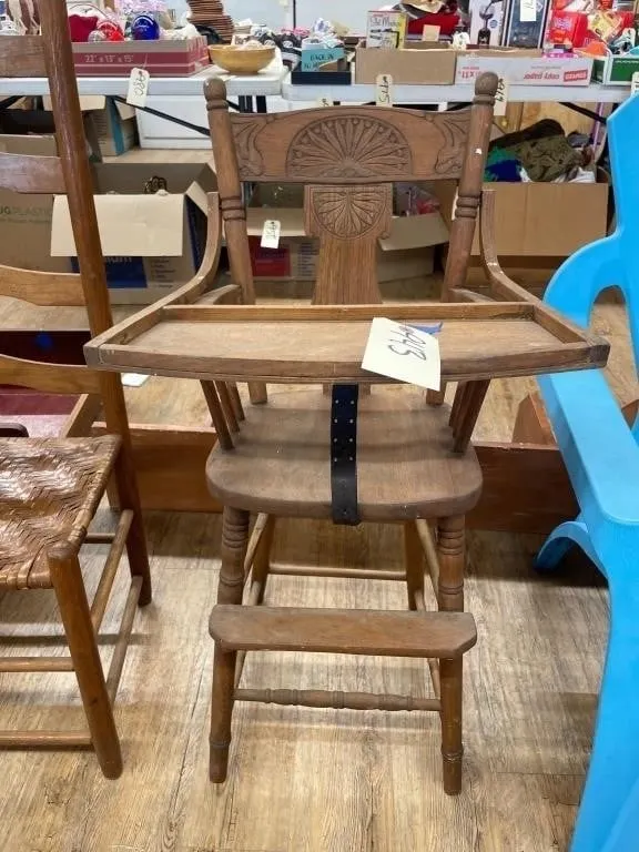 Wooden High Chair