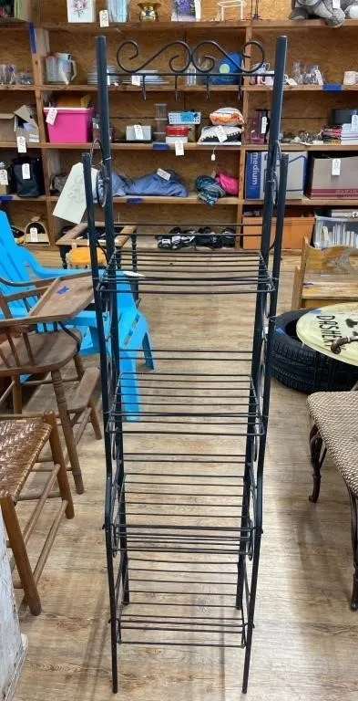 4-Tiered Metal Rack 14"L x 10"W x 58"H