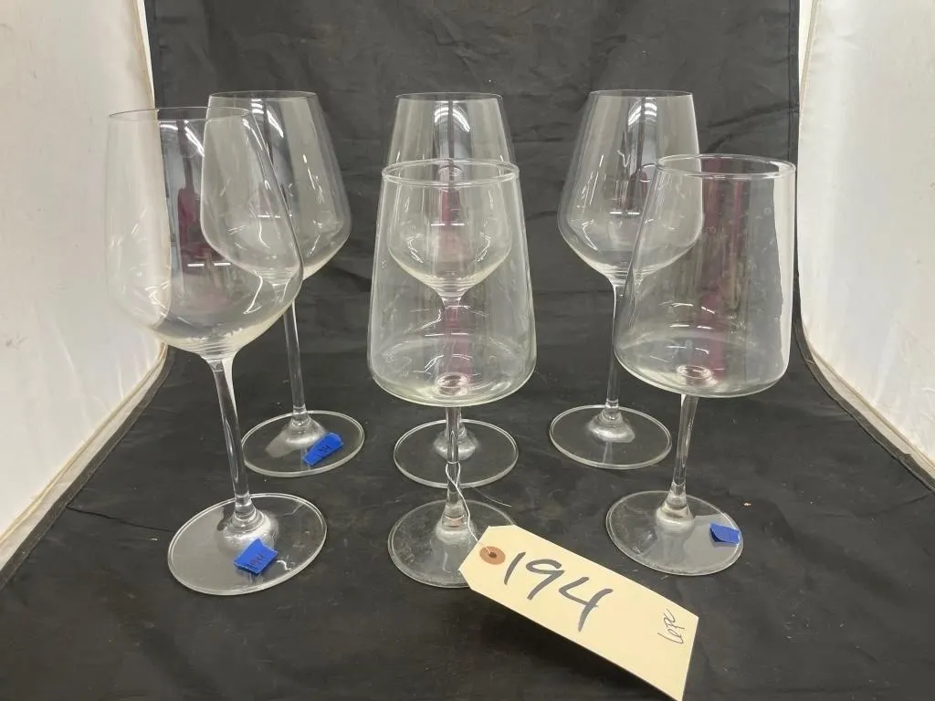 6 - Assorted Stemware