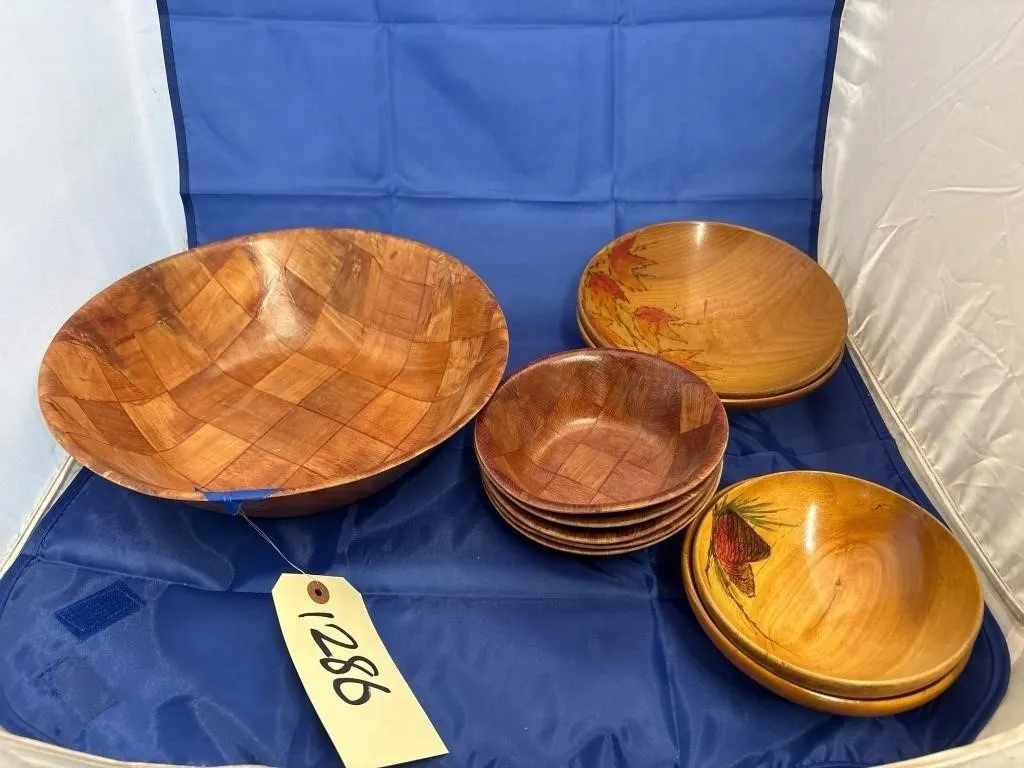 Assorted Wood Bowls