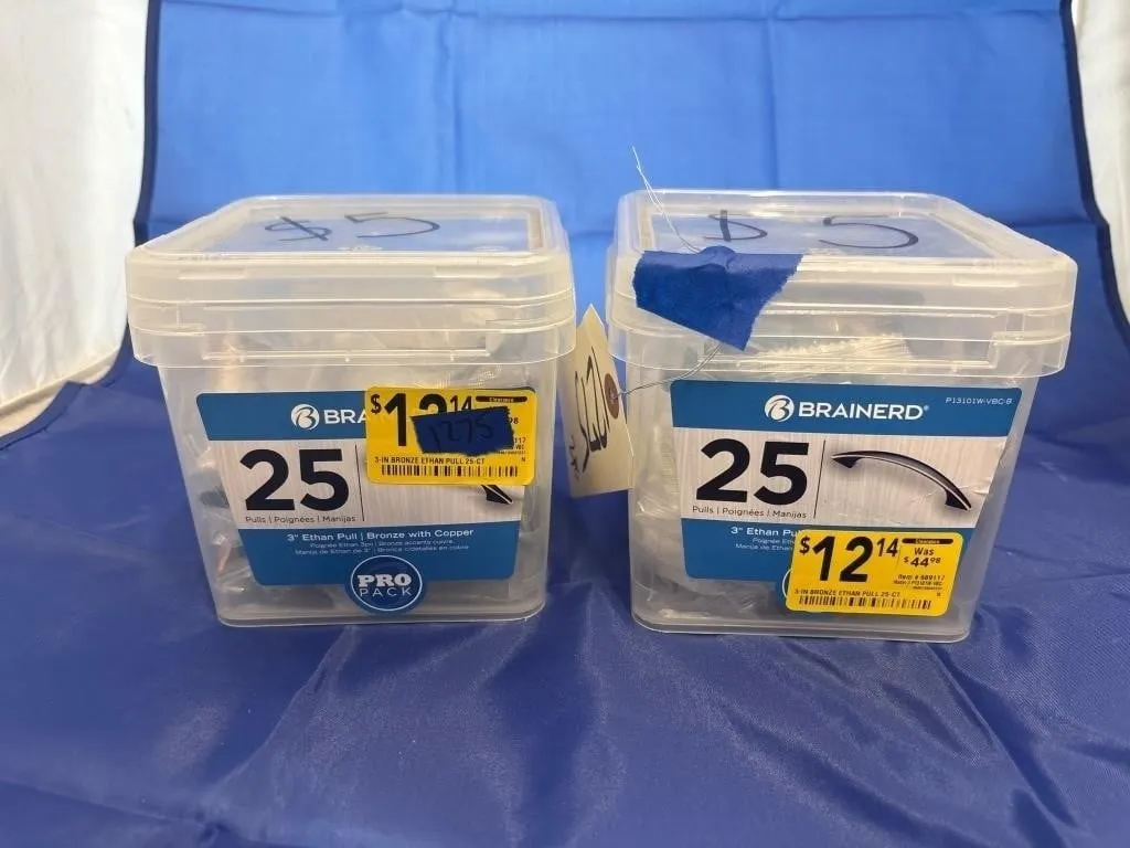 2 Containers - Cabinet Pulls
