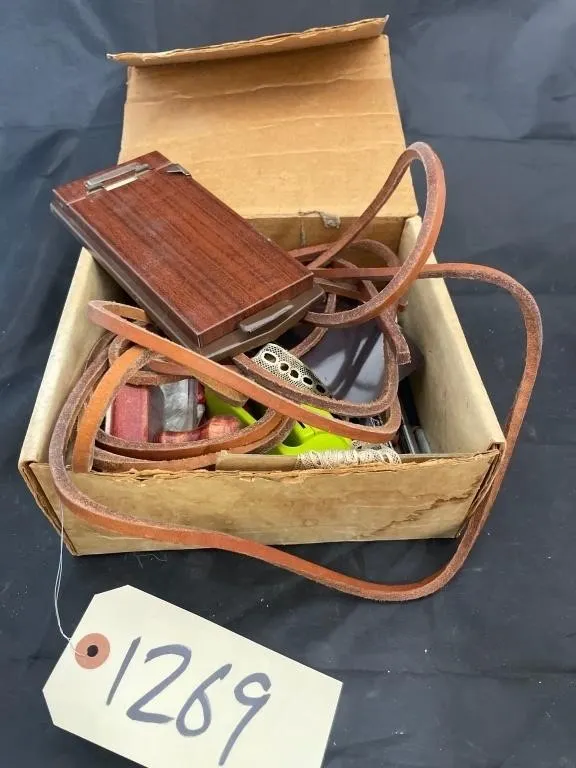 Pens - Leather Cord - Telephone Flip Booklet &