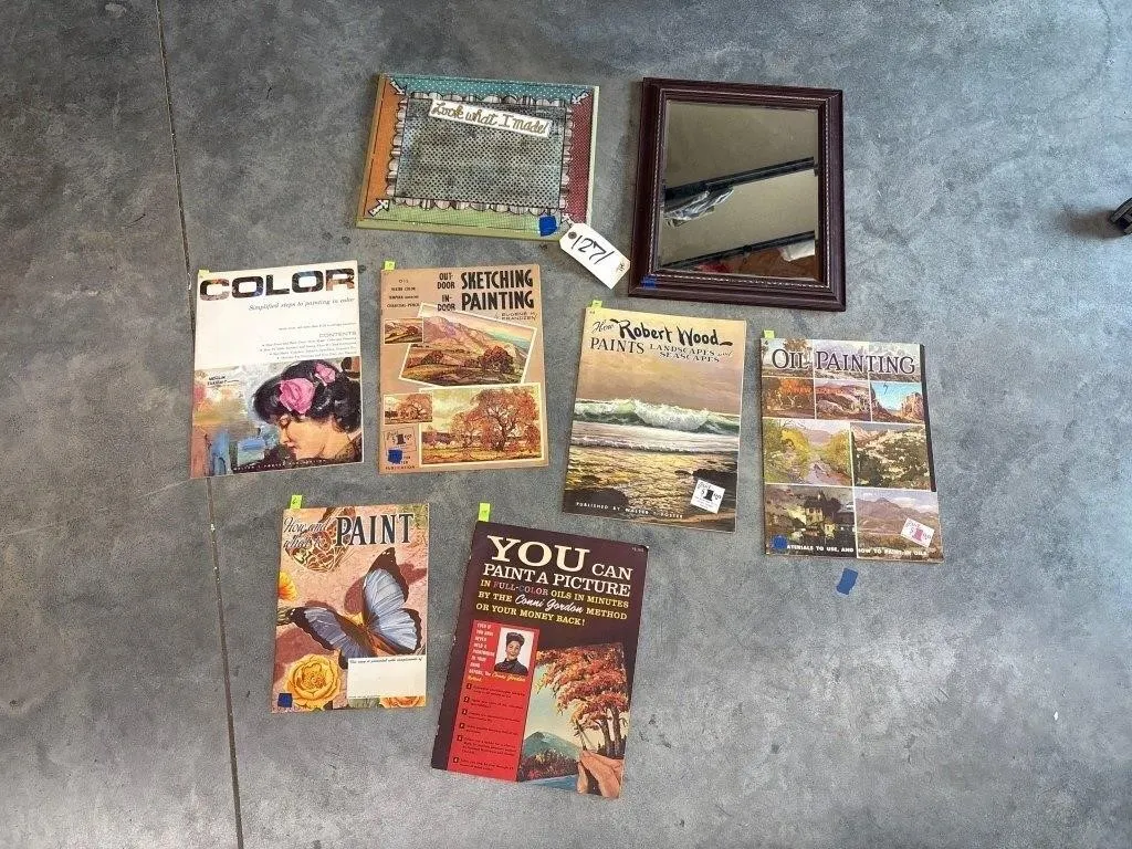 7 Pcs - Painting Books - Mirror - Magnetic Board