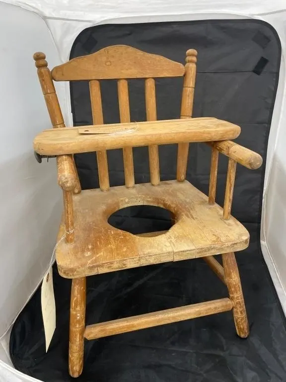 Wooden Potty/High Chair