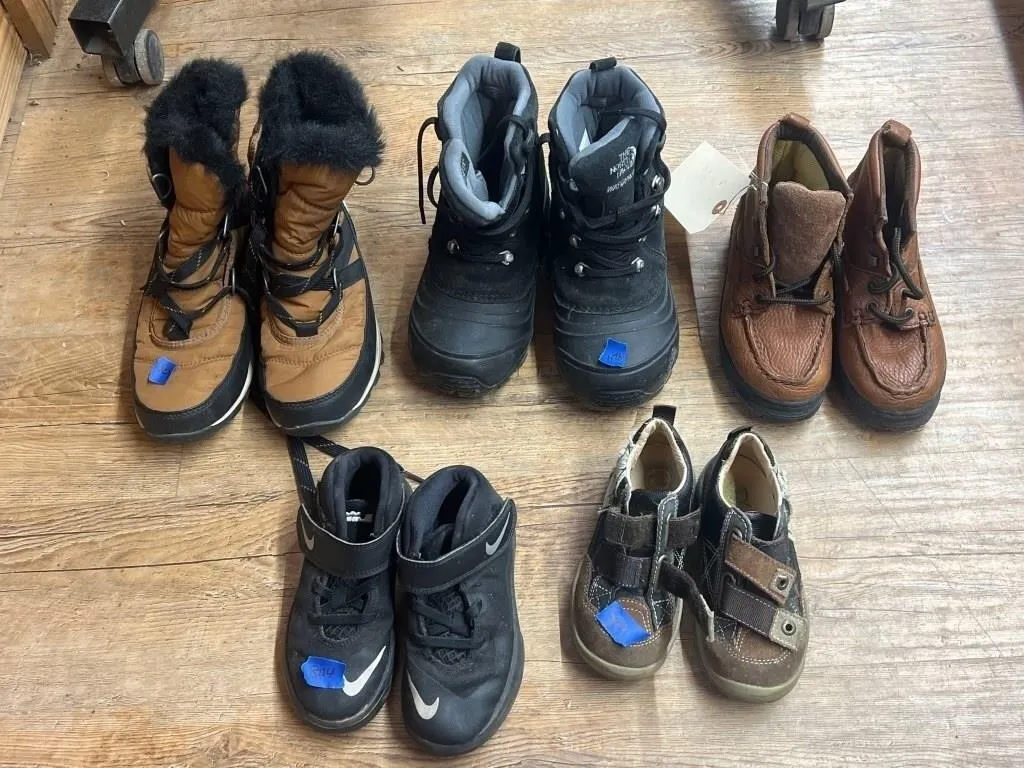 5 Pr Assorted Kids Boots - Northface - Nike &
