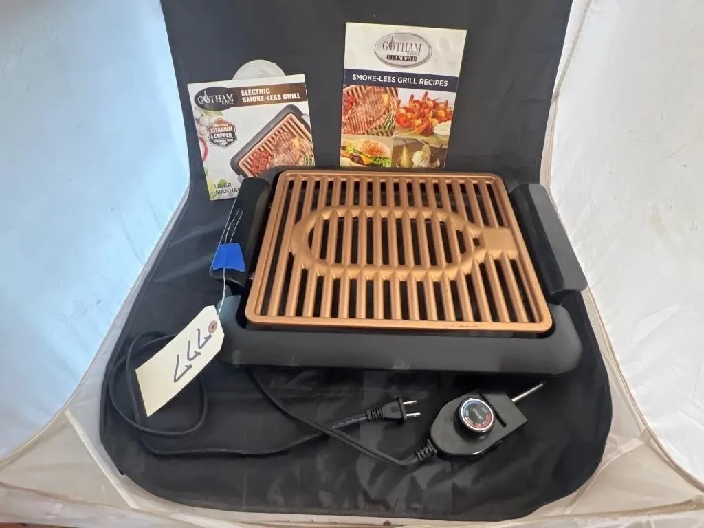 Gotham Steel Elec Smokeless Grill
