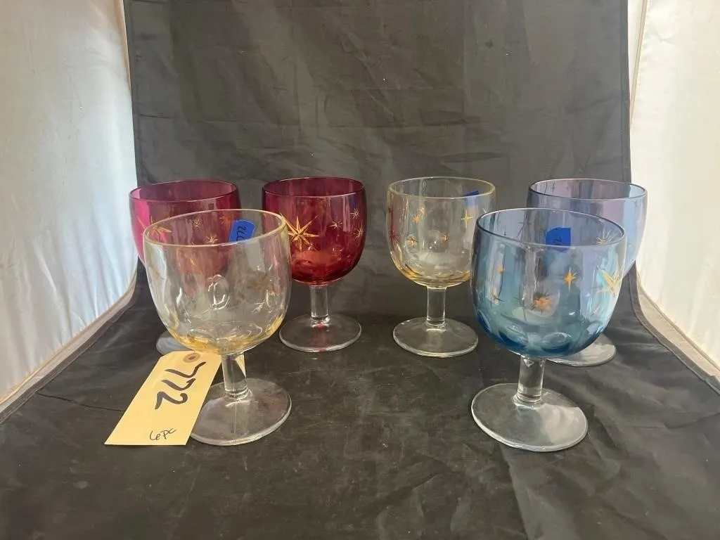 6 Pcs - Stem Goblets