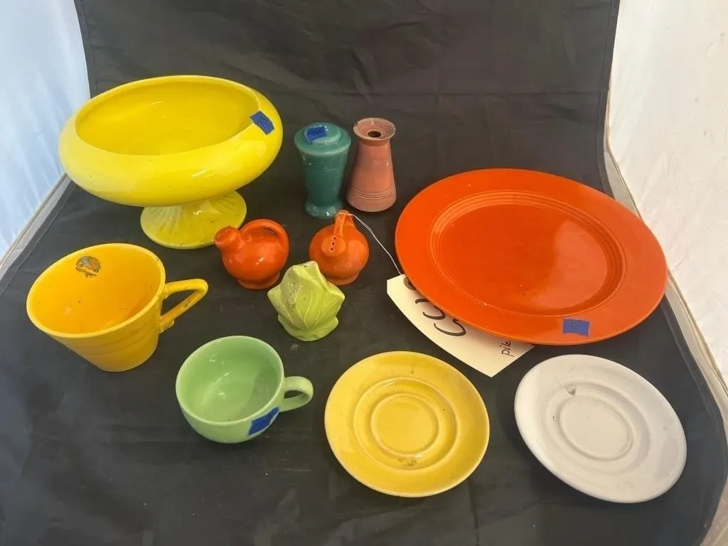 Fiestaware Salt/Peppers - Mugs - Plate - Compote